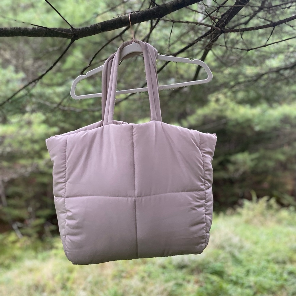 quilted shopper